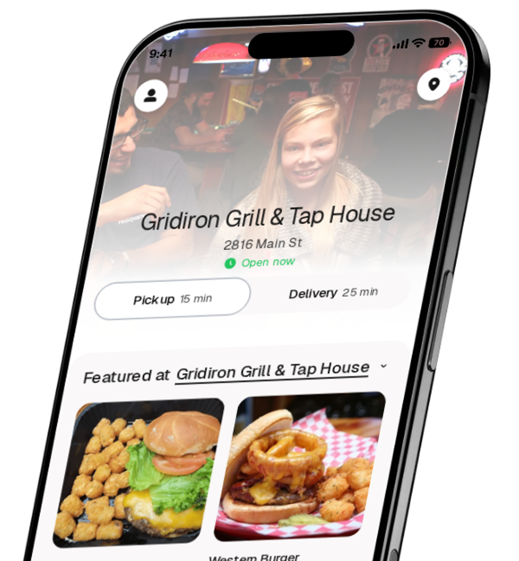 Gridiron Grill & Tap House app preview