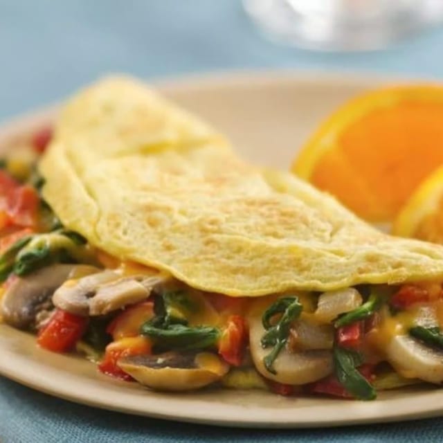 Veggie Delight Omelette.